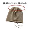 Drawstring Baggy Slouchy Beanies For Women Fashion Skullies Cap Autumn Winter Warm Pile Hat Kpop Solid Color Woolen Bonnet