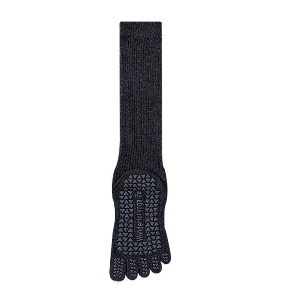 

Five Fingers Sports Toe Socks Silicone Anti-slip Sport Pilates Socks Women Yoga Socks Fitness сірий