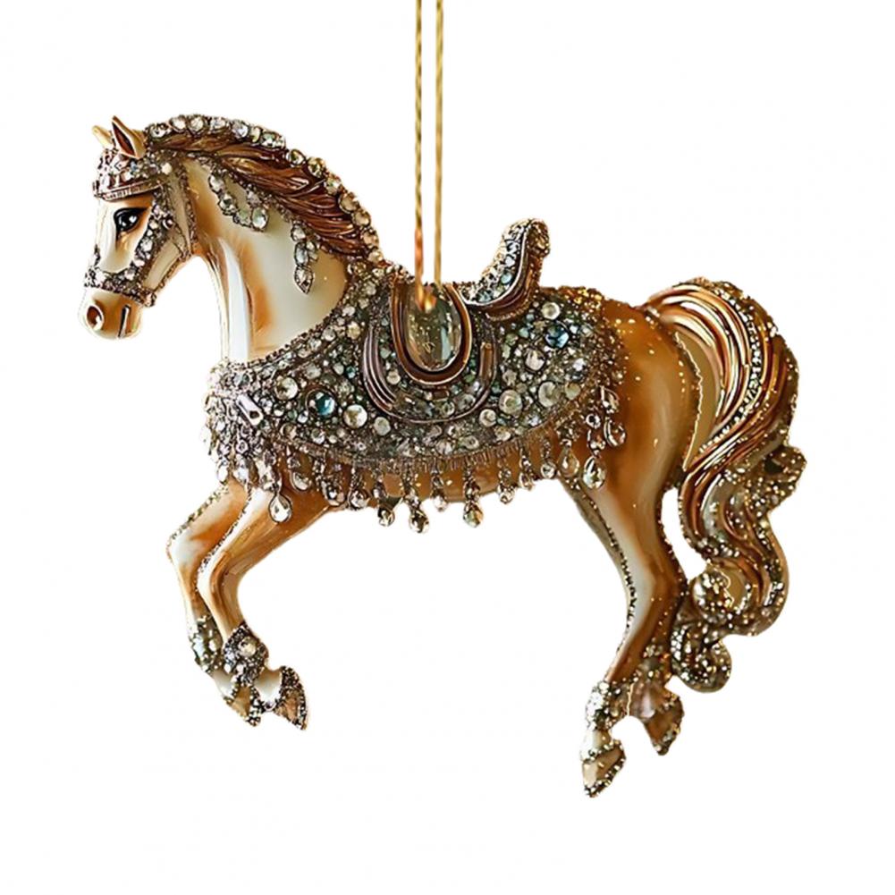 

Подвесное украшение для автомобиля Элементы рождественской тематики Дизайн с узором Акриловый шарм для автомобиля на рождественскую тематику Украшение для зеркала заднего вида