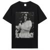 2024 Lana Del Rey Super Násilné Tričko Japonské Zábavné Gotické Tričko Harajuku Plus Size Dámské Estetické Bavlněné Top Tričko
