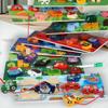 Montessori 4-in-1 Puzzle & Learning Game: Matching, Fishing, Lacing, Drawing Board