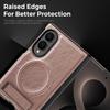 Magnetic Leather Case For Samsung Galaxy Z Fold 8 Ultra 7 6 5 4 3 Fold8 Kickstand Wireless Charging Shockproof Phone Cover