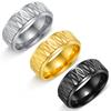 New Retro Geometric Hollow-out Men's Ring - European & American Bestseller