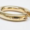 Jil Sander 925 Oval Hoop Earring Gold colorUsed