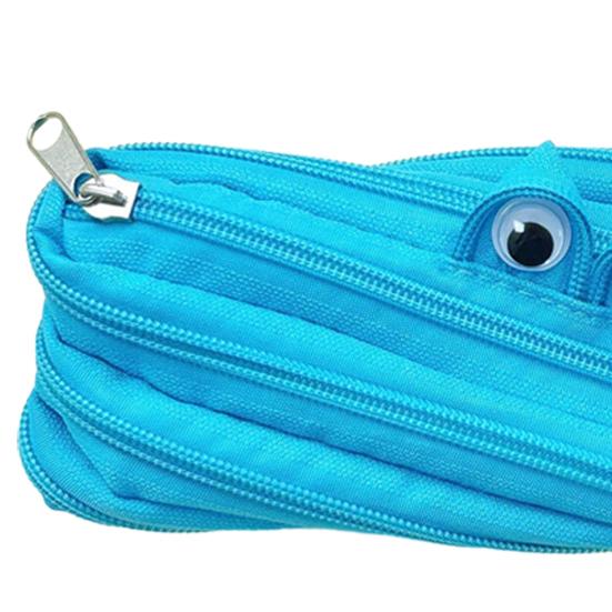Pencil Case Multifunctional Storage Bag Smooth Zipper Large Opening Pencil Pouch for School Travel Cosmetic Glasses Stationery Organizer