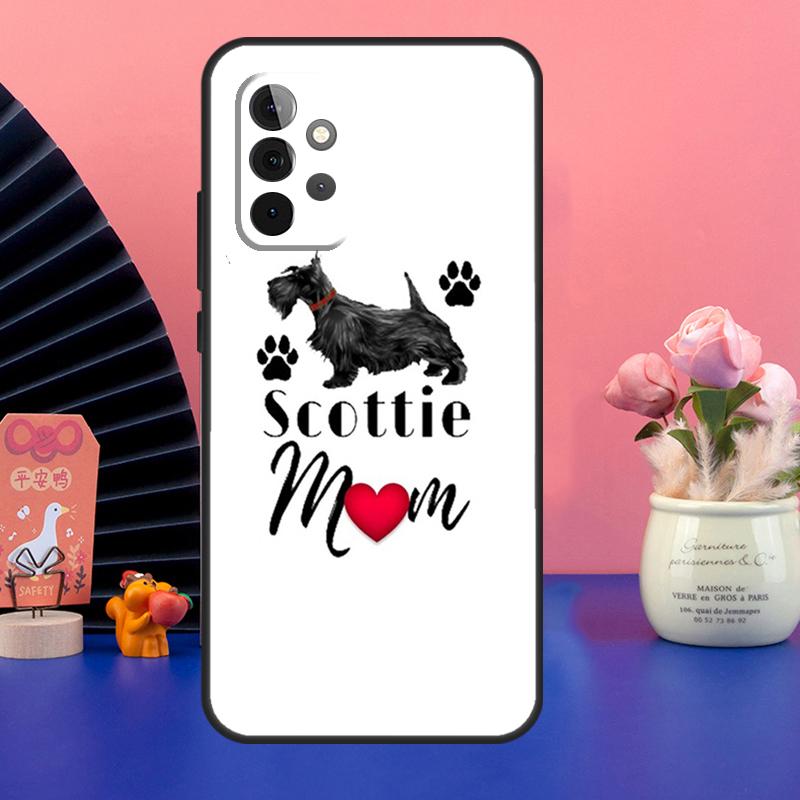 Westie Scottie Skotsk Terrier Fodral För Samsung Galaxy A54 A34 A24 A14 A73 A53 A33 A23 A13 A52 A32 A22 A12 A51 A71 Skydd
