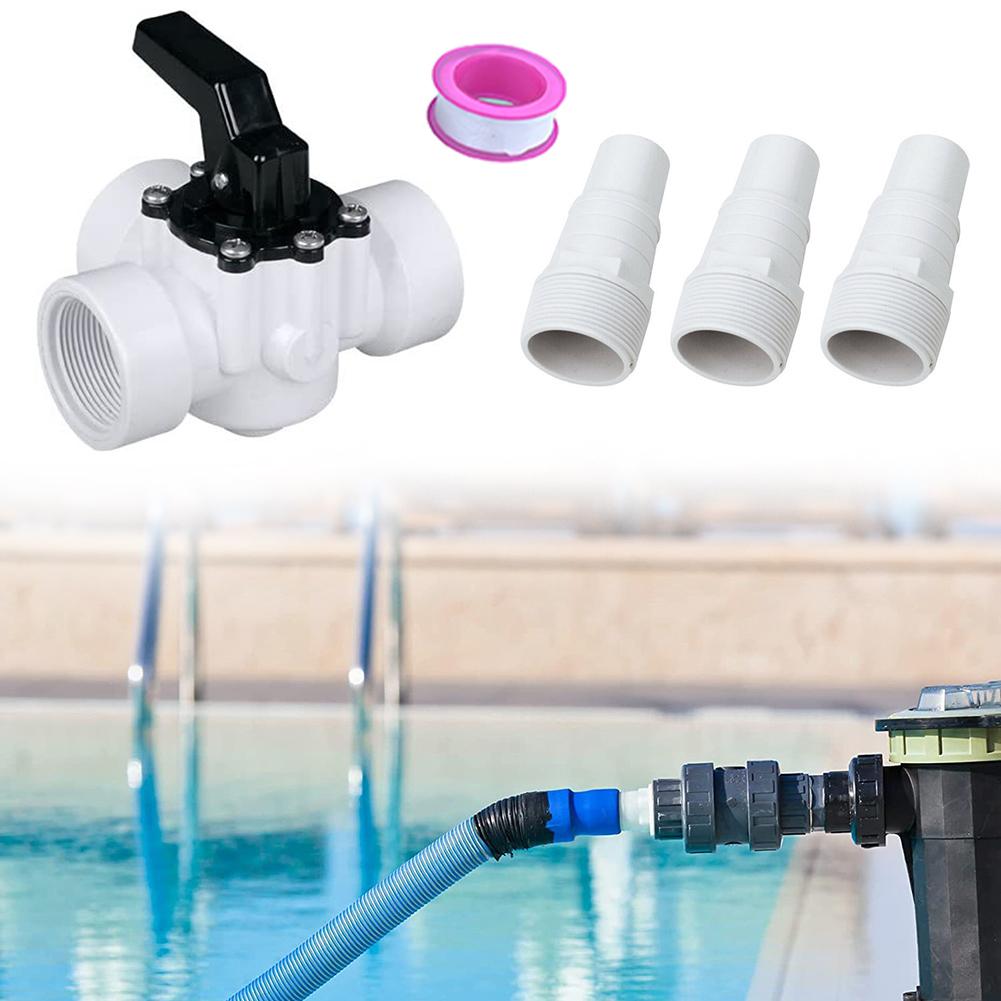 3-way Valve With Interfaces Solar Slider 4715 Solar Valve For Pool With Internal Thread Hose Nozzles Clamps Garden Parts