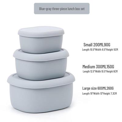 Wutuo Microwave Safe Oval Lunch Box Set