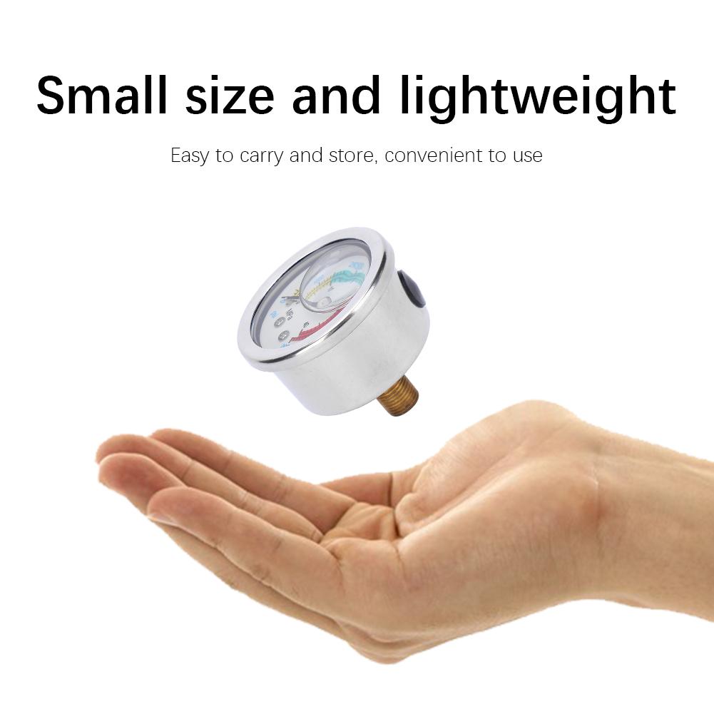 Air Pump Pressure Gauge 40MPA 6000psi Oil Filling Diving Rebreather Equippment Manometer