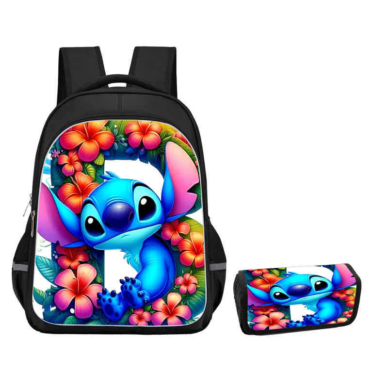 Stitch Combination Set Peripheral Backpack Men'S And Women'S Pencil Bag