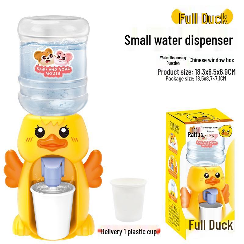 

Kindergarten Dollhouse Playset with Cartoon Water Dispenser for Girls Standard