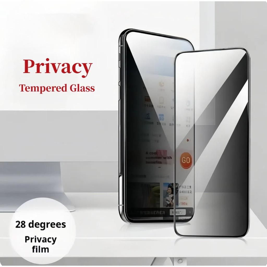 2 Pcs Anti Spy Privacy Tempered Glass for Iphone 6 7 8 6P 7P Xr Xs Max Iphone 11 12 13 14 15 16 17 18 Pro Max