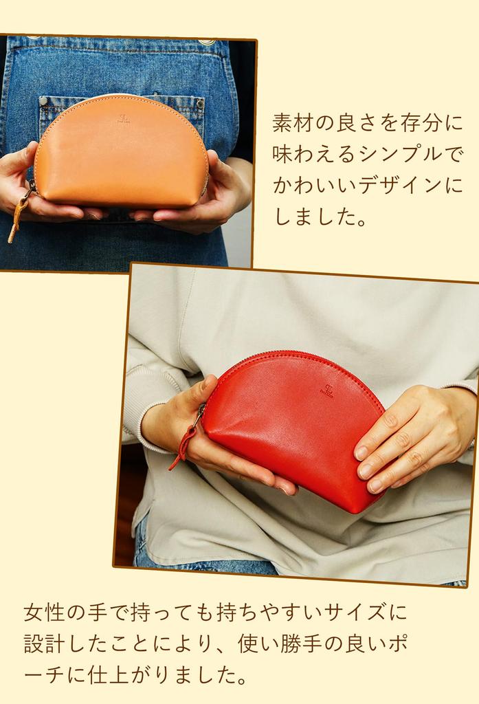 Sumi Made in Japan Tochigi Leather Makeup Travel Cosmetic Large Waterproof Cosmetic Bag for Men and Genuine Cowhide Popular Premium Vegetable Tanned