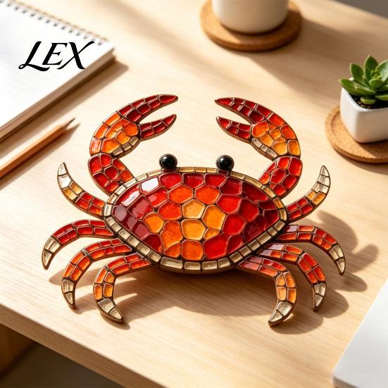 Educational Diy Kits for Family Octopus Mosaic Kit Beginners, DIY Acrylic Sea Animal Glass Craft Set with Step-by-Step Creative Handmade Gift