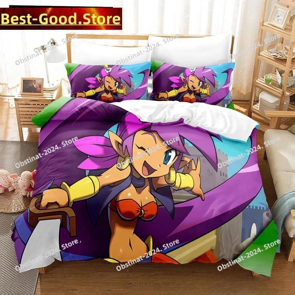 New Shantae Half-Genie Hero Bedding Set Duvet Cover Full Queen King Size Pillowcase Bed Printed Aldult Kid Bedroom Single Twin