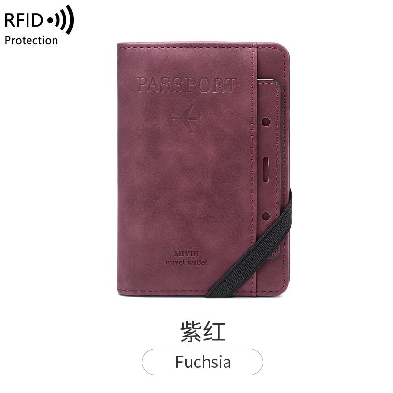 

Набор для проезда с RFID-картой/карта вакцинации, держатель паспорта, бумажник для паспорта, многофункциональный набор визитных карточек из ПУ, дорожные аксессуары