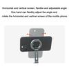 Collapsible Metal Phone Holder Featuring Magnetic Locking System Double Orientation Shoots Cold Shoe Expansion Interface