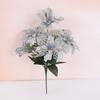 Christmas Decorative Flower With Bright Colors Party Home Decor Flowers Fake