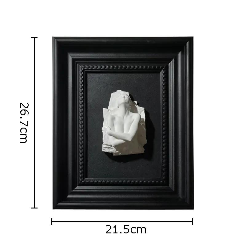 

Girl Character Relief Artwork Painting Wall Hanging Paintings Living Room Decoration Background Display Ornaments Wall Picture