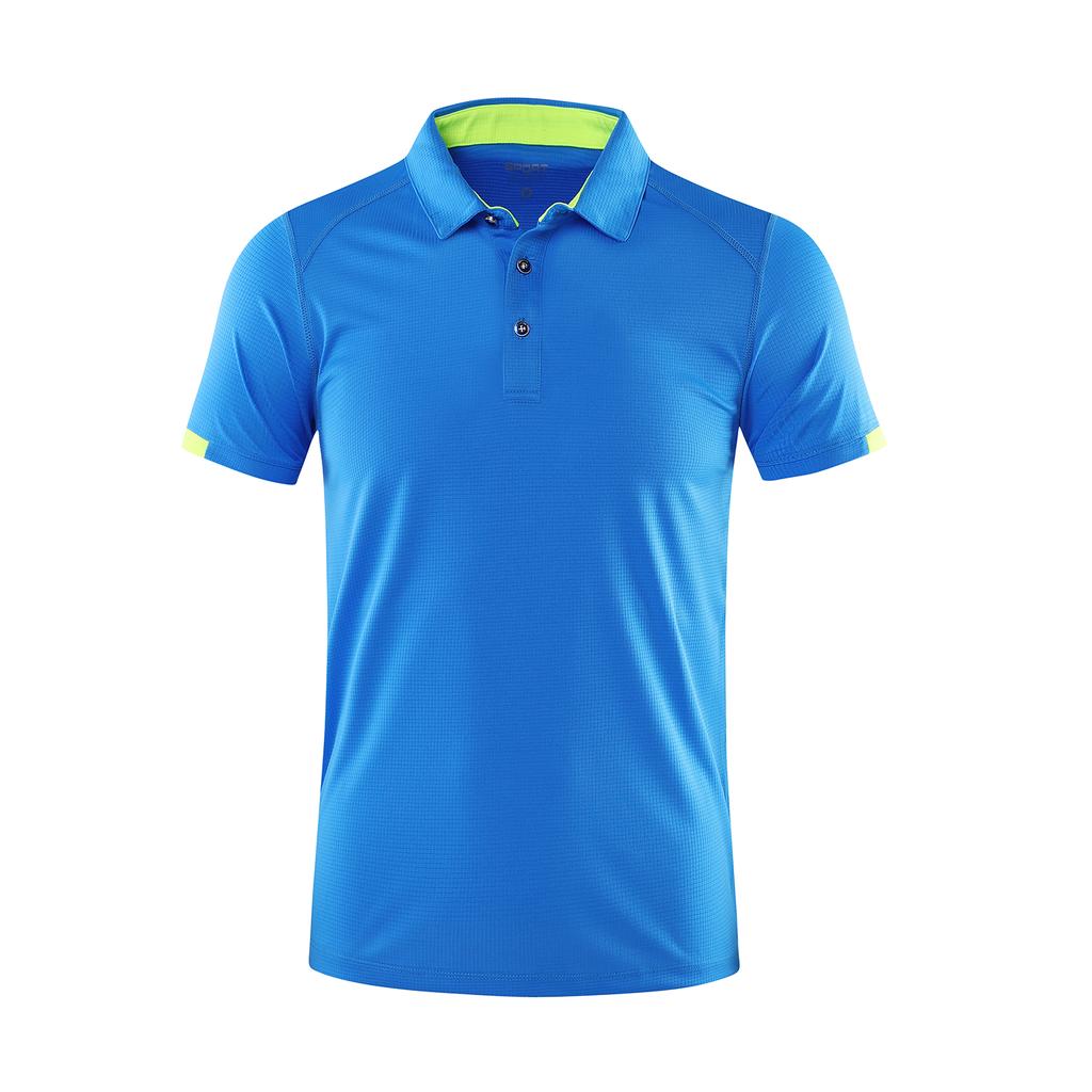 Summer Quick Drying Short Sleeved Polo Shirt Golf Jersey Company Group Breathable Fitness Lapel Sports Sleeved 8-Color Large Top