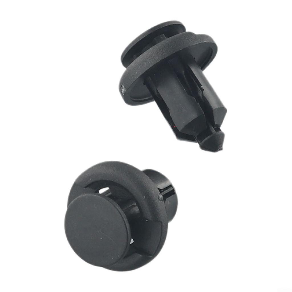 Nylon Bumper Retainer Clips Set Black Replacement Fastener Accessories