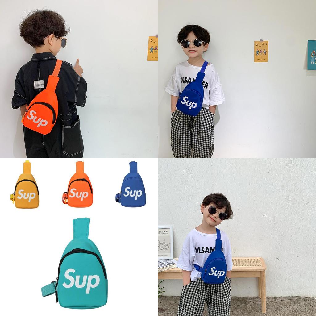 Trendiger Kinderrucksack 2024 Neuer Koreanischer Stil Buchstaben Design Niedliche Cartoon Tasche