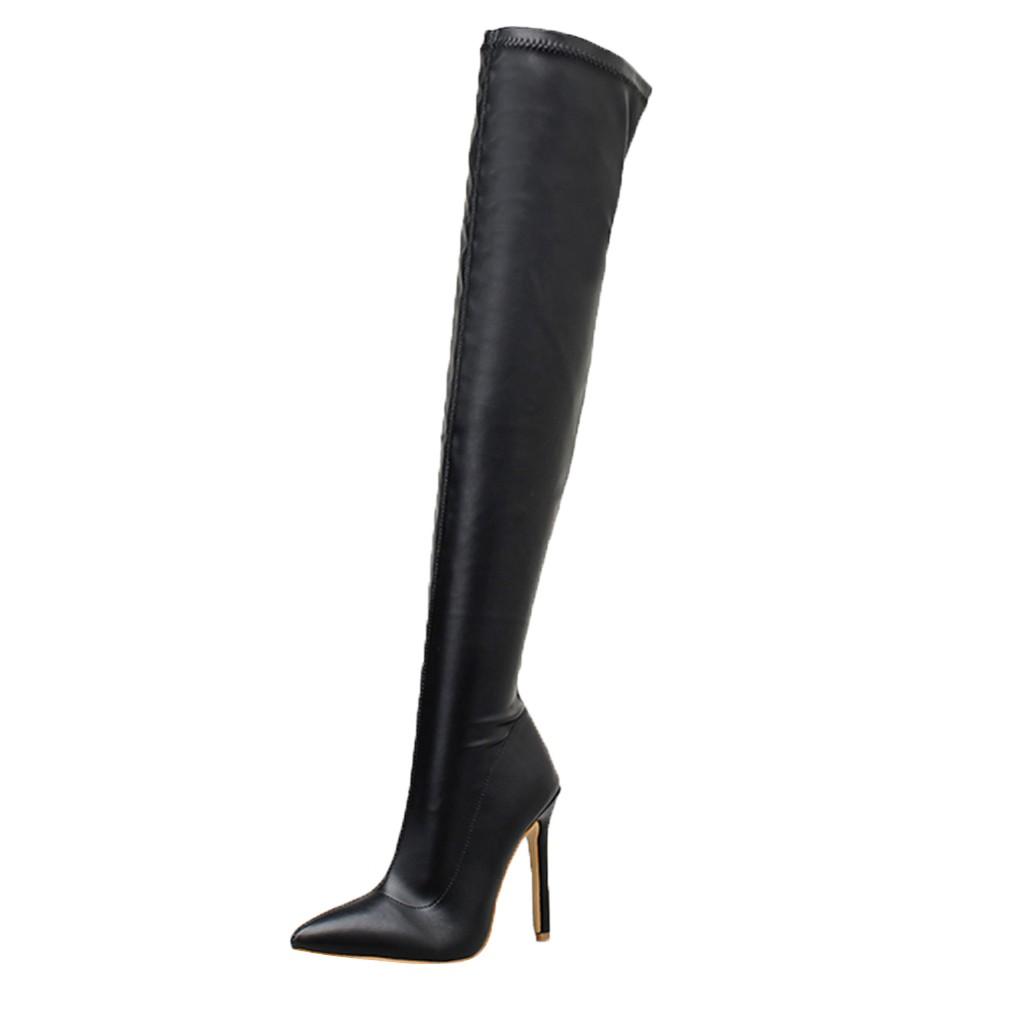 Stivali invernali Donne Scarpe sopra il ginocchio puntato a punta Lunga  Scarpa Stivali Nightclub acquista in modo economico — spedizione gratuita,  recensioni reali con foto — Joom