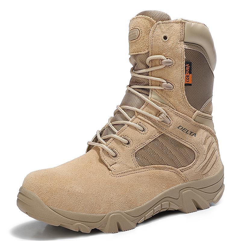 High Top Boots Large Size Combat Boots Outdoor Mountaineering Boots Tactical Boots Desert Boots