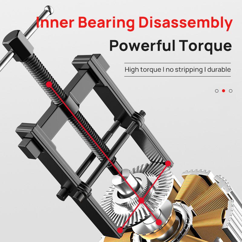 2/3/4/6inch 2 Jaw Car Inner Bearing Puller Gear Extractor Automotive Repair Tool Labor-saving Car Repair Remover Tools