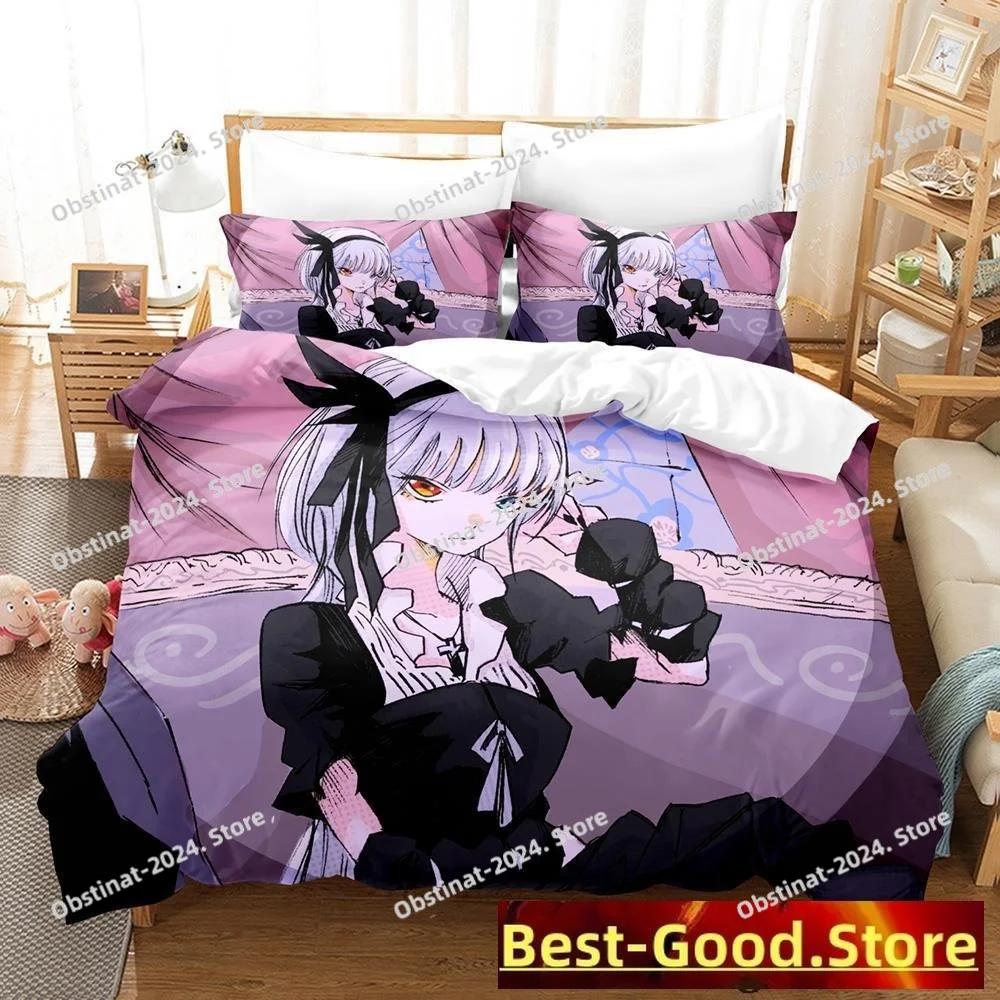 time i got reincarnated as a slime Bedding Set Duvet Cover Full Queen King Size Pillowcase Bed Print Bed Set Aldult Kid Bedroom