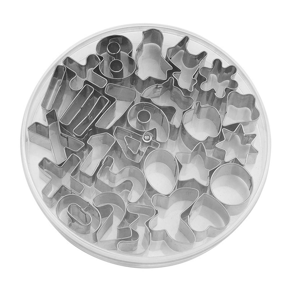 

26 шт., форма для выпечки печенья, антипригарная форма для печенья, английская форма для рукоделия «сделай сам», многоразовые бытовые кухонные формы для выпечки