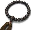 Nenjudo in Genuine Ebony Prayer Beads Prayer Beads Handmade Japanese Prayer Beads Brown Suitable for All Sects by a Prayer Bead Manufacturer with Over