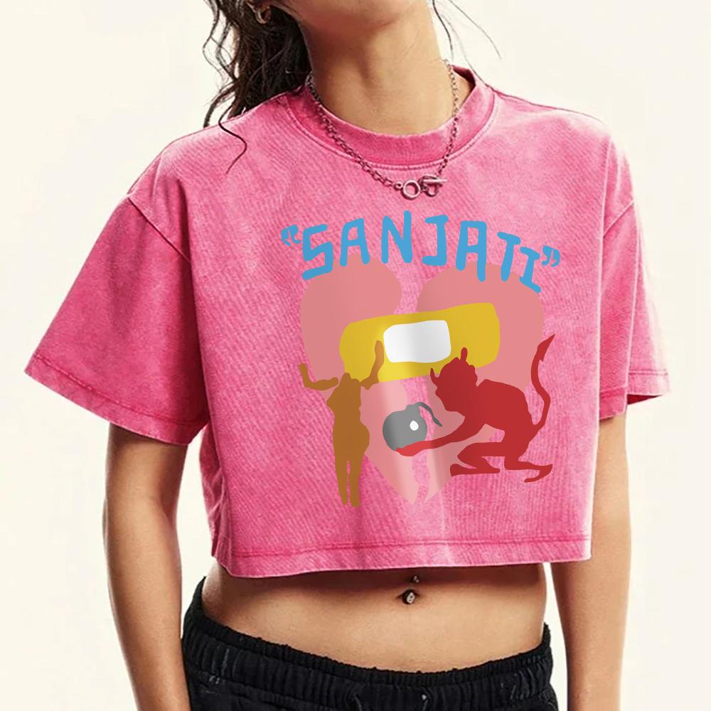 

Разбитая любовь, которую трудно исправить, принт, стиранная укороченная футболка, женские хлопковые футболки, спортивная футболка с круглым вырезом, топы XL