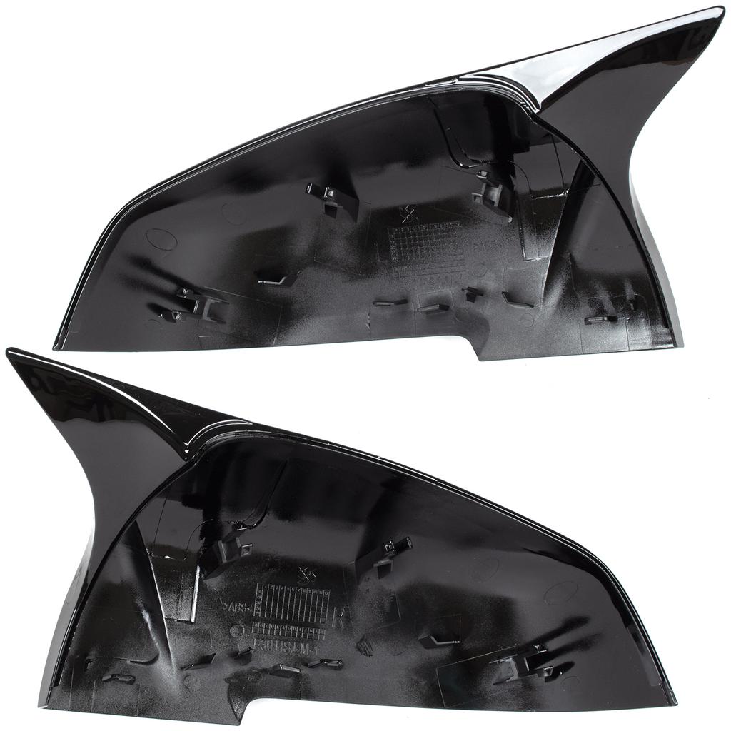 BMW 3 F30 F31 2012- BLACK GLOSSY mirror cover left + right 2 pcs. SET