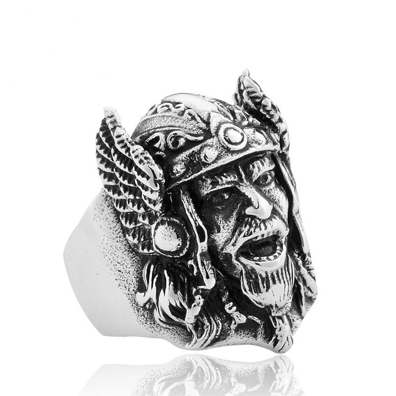Viking Viking Mask Men's Ring