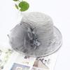 Temperament Flower Lace Top Hat Ladies Summer Sun Hat Fashion Dome Versatile Curling Basin Hat