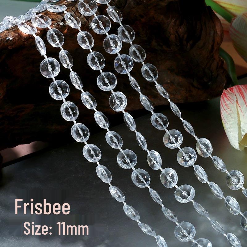 Earth Toned Acrylic Bead String: 8+4mm Beads for Wedding, Christmas Tree Decor & DIY Jewelry