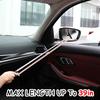 1 Pcs Car Window Mini Squeegee Retractable Auto Glass Squeegee Car Rearview Mirror Wiper Water Cleaner with Telescopic Long Rod Portable Cleaning