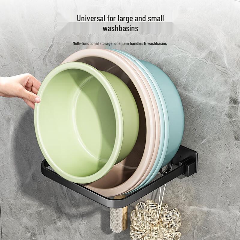 Foldable Basin Storage Rack