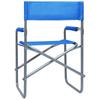 Director Chairs 2 Pcs Steel Blue