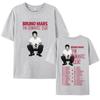 Bruno Mars The Romantic Tour 2026 T-shirt Summer Short Mens Tshirts Streetwear Hip Hop Singer Graphic Print Shirt 100%cotton Couple Matching Outfit