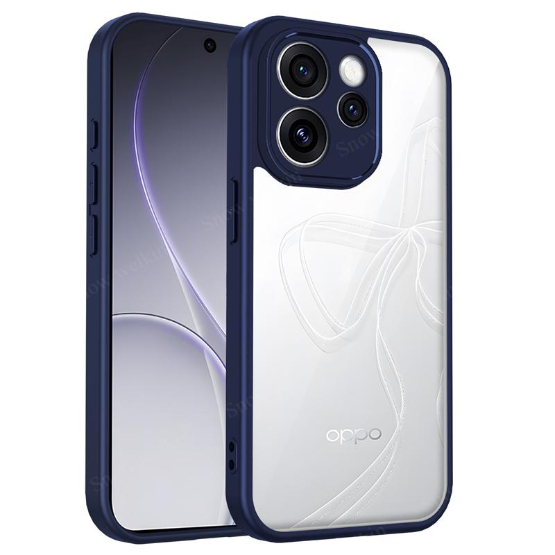 Transparent Silicone Case For Oppo Reno 15 Reno15 Pro F FS mini Max 15F 15C 15FS Reno15F PC Back TPU Bumper Phone Cases Cover