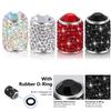 Bling Tire Stem Valve Caps, Crystal Tire Caps Shinny Rhinestone Universal Tire Valve Caps for Car SUV Motorcycle Bicycle Truck