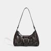Korean Style Trendy and Versatile Maillard Style Underarm Bag European and American Retro Fashion High End Wasteland Style Single Shoulder Women's Bag