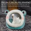 Comfort Pet House Green Frog Sleeping Nest Bed Cute Cat Dog Bed  For Puppy Kitten
