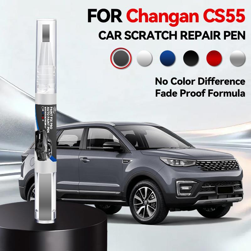 

Purpose Vehicle For Changan CS55 2017-2025 C112 C112M Paint Repair Pen Touch Up Scratch Remover DIY Auto Accessories Black White