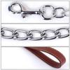 3 Colors Bite Proof Heavy Duty Chain Dog Leash Pet Metal Lead Handle Trigger Hook Pet Training Collar Leash Necklace Dog Product