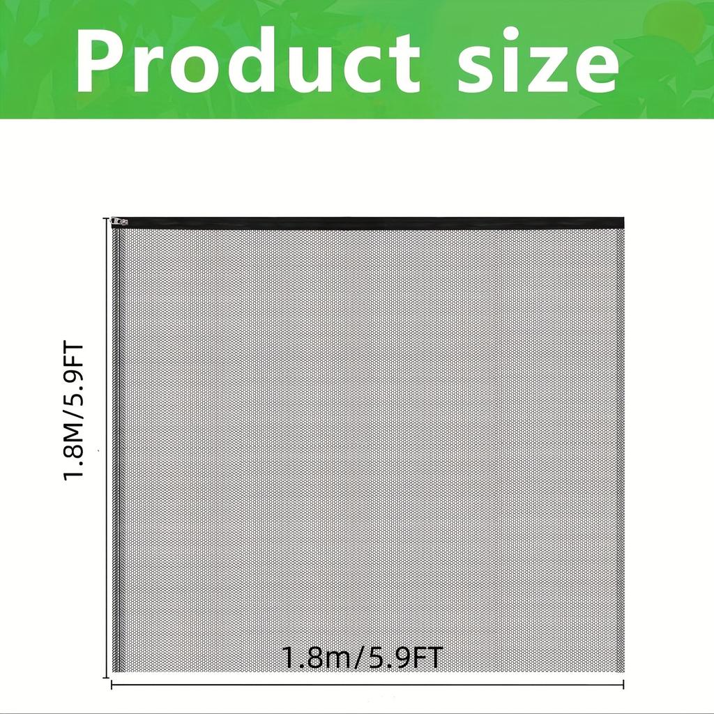 1pc Fruit Tree Netting with Zipper & Drawstring, Breathable Garden Bird Netting Plant Cover - Durable Mesh Barrier for Fruits, Vegetables, Flowers