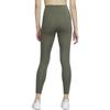 Nike Solid Color High Waist Slim Fit Training Pants Women bottoms Green DM7279-222
