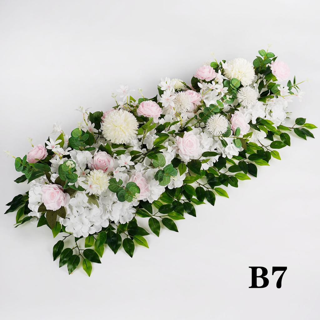 Artificial 100CM Flower Row Wedding Table Flower Floor Row Arrangement Flower Background Party Flower Decoration